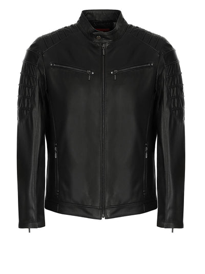 <tc>Brian Leather Jacket</tc>