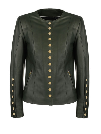 <tc>Grace Black Leather Jacket</tc>