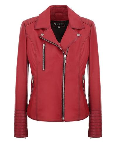 <tc>Sara Leather Biker Jacket</tc>