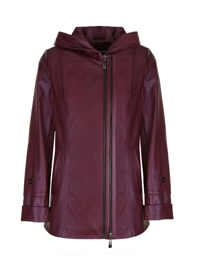 <tc>Stella Hooded Leather Jacket</tc>