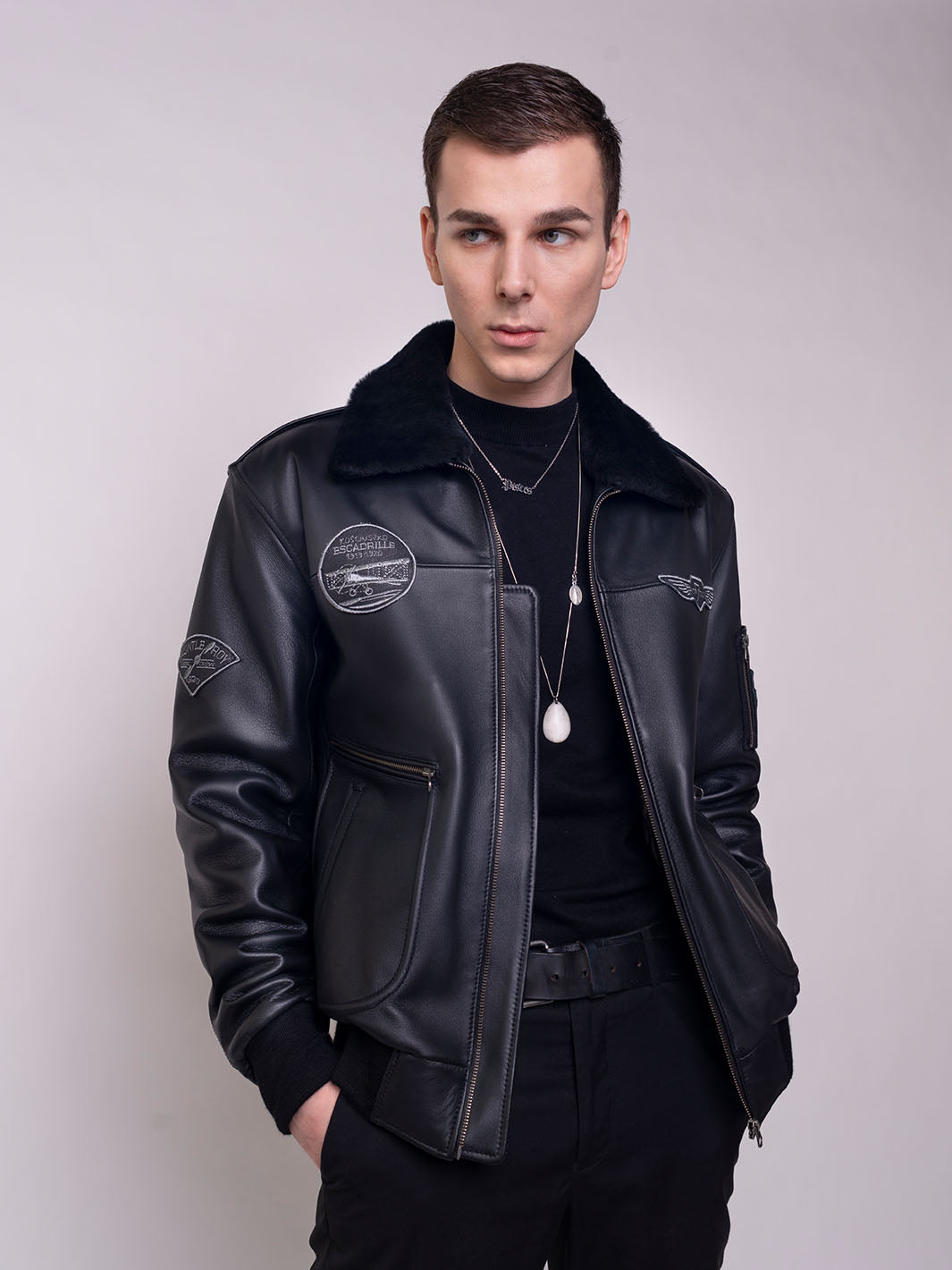 Men's Pilot Jackets LA FENICE ▷ Luxury Leather Jackets