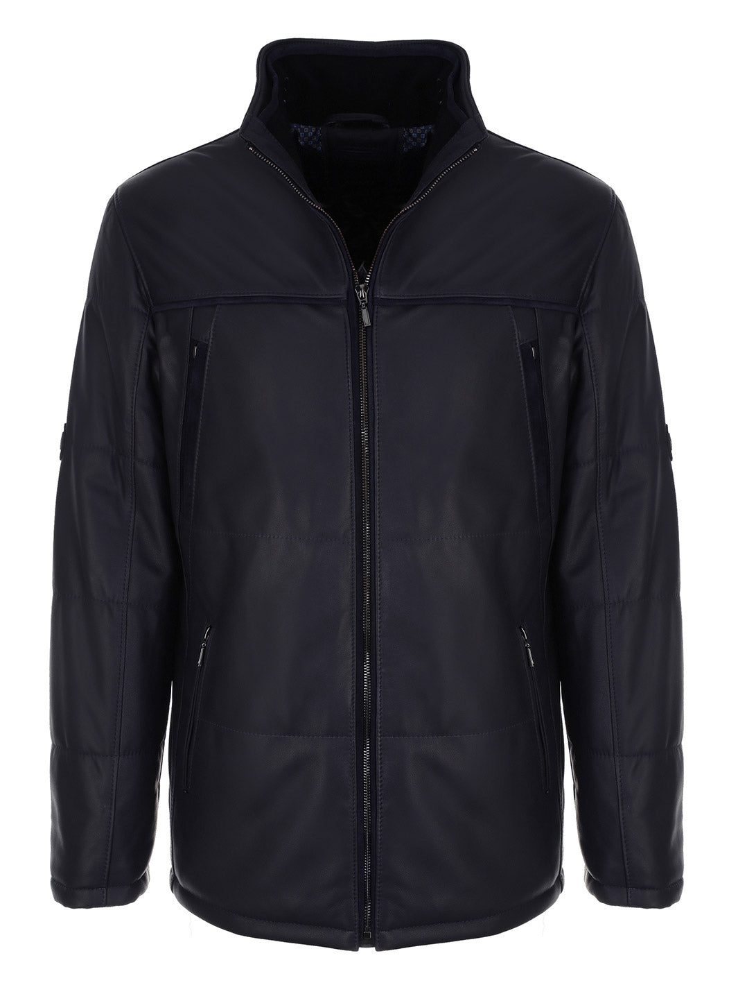 MILTON winter leather jacket - insulated